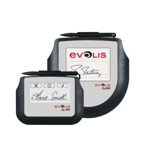 Evolis SIG100 y SIG200 - Tableta de firma electrónica STCE10752UEVL | Kimaldi