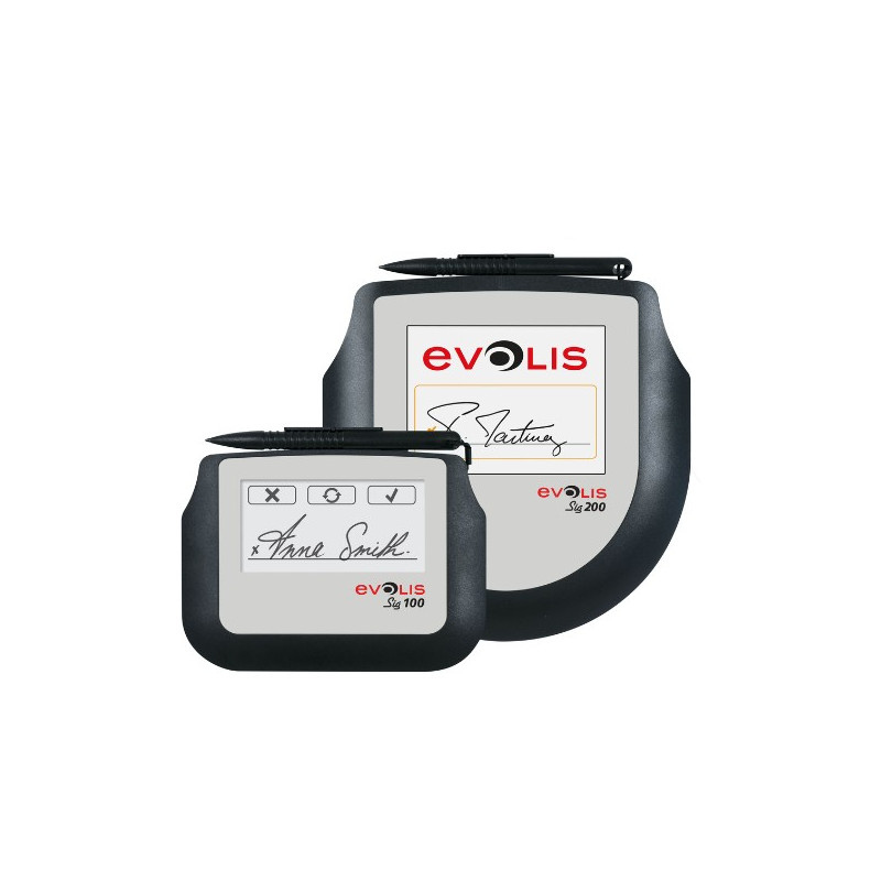 Evolis SIG100 y SIG200 - Tableta de firma electrónica STCE10752UEVL | Kimaldi