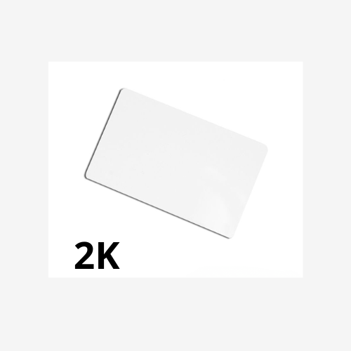 Tarjeta blanca PVC Mifare Desfire EV3 2K MIEV3020 | Kimaldi