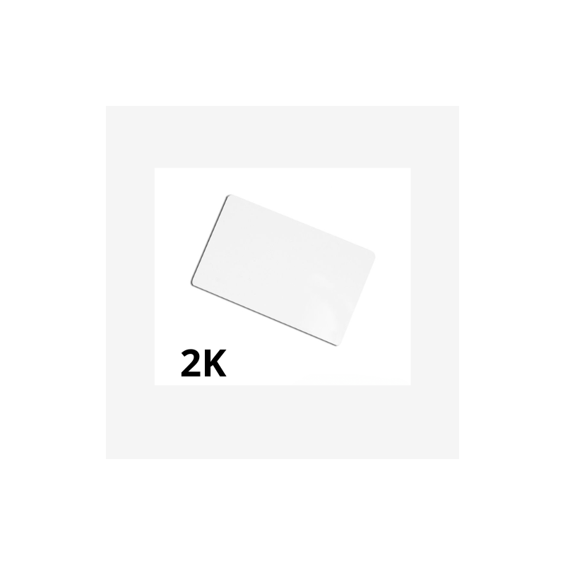 Tarjeta blanca PVC Mifare Desfire EV3 2K MIEV3020 | Kimaldi