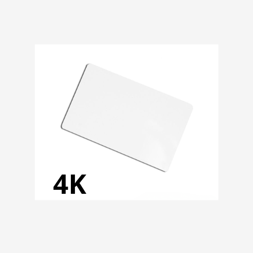 Tarjeta blanca PVC Mifare Desfire EV3 4K MIEV3040 | Kimaldi
